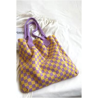 ADORABLE CHECKER TOTE - 4 COLORS