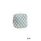 MINI CHECKERED ZIP POUCH - COLOR CHOICES