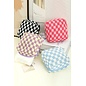 MINI CHECKERED ZIP POUCH - COLOR CHOICES