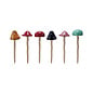 CERAMIC MUSHROOM PLANT STAKE