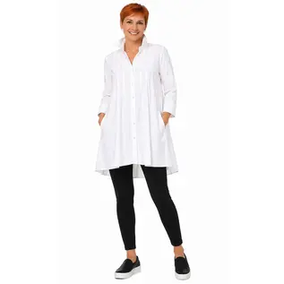 PLEATED FRONT TUNIC
