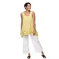 RUFFLE HEM TANK SUNFLOWER