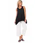 RUFFLE HEM TANK BLACK