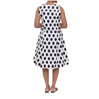BIG DOTS SLEEVELESS DRESS