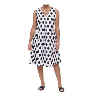 BIG DOTS SLEEVELESS DRESS