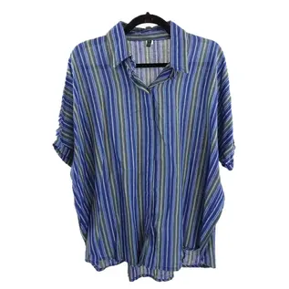 KURTA STRIPE BUTTON SHIRT - FREE SIZE- COLOR CHOICES