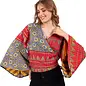 KANTHA REVERSIBLE WRAP TOP