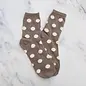 TEXTURED POLKA DOT SOCKS - COLOR CHOICES