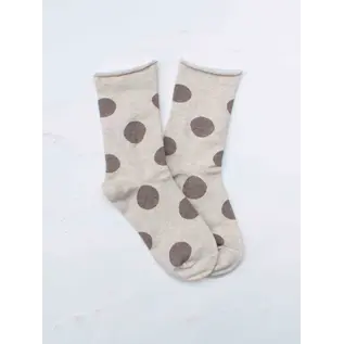 BIG DOT ROLL TOP SOCK - COLOR CHOICES
