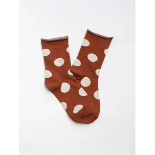BIG DOT ROLL TOP SOCK - COLOR CHOICES