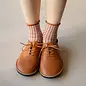 CHECKS ROLL TOP SHORTIE SOCK - COLOR CHOICES