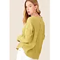 LOOSE WAFFLE KNIT TOP - 2 COLORS