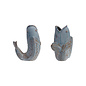 BLUE FISH VASE