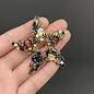 JEWELED STAR PIN