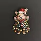 PUPPY CHRISTMAS TREE PIN