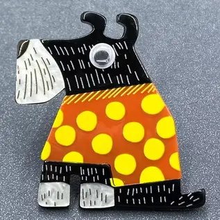 WHIMSICAL DOG PIN