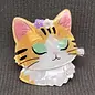 GINGER KITTEN PIN