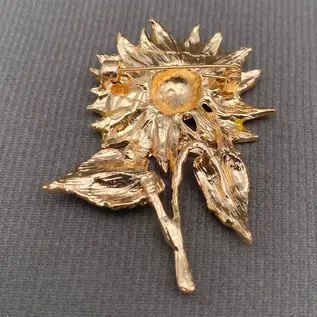 FULL BLOOM SUNFLOWER PIN