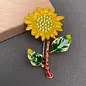 SPARKLY SUNFLOWER PIN