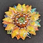 IMPRESSIONIST SUNFLOWER PIN