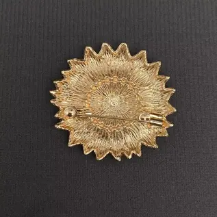 IMPRESSIONIST SUNFLOWER PIN