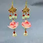 DELICATE LOTUS EARRINGS