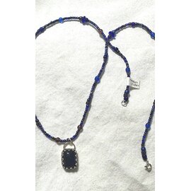 Seismic Silver HANDMADE LAPIS NECKLACE