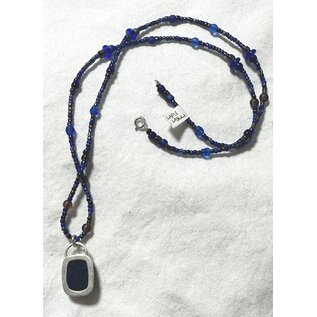 Seismic Silver HANDMADE LAPIS NECKLACE