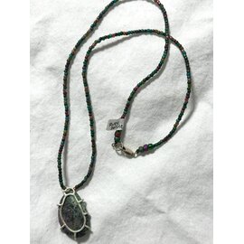 Seismic Silver HANDMADE RUBY ZOISITE NECKLACE