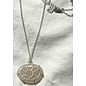 Seismic Silver HANDMADE DRUZY QUARTZ NECKLACE
