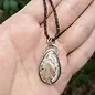 Seismic Silver HANDMADE CRAZY LACE AGATE PENDANT