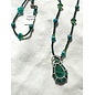 Seismic Silver HANDMADE MALACHITE PENDANT