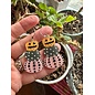 PASTEL STACKED PUMPKIN EARRINGS