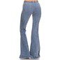 SALE FROM $40 - MINERAL WASH BELL BOTTOM Light Denim SMALL