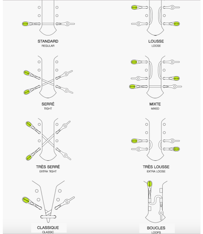 Hickies ADULTS GOLDEN SAND LACES