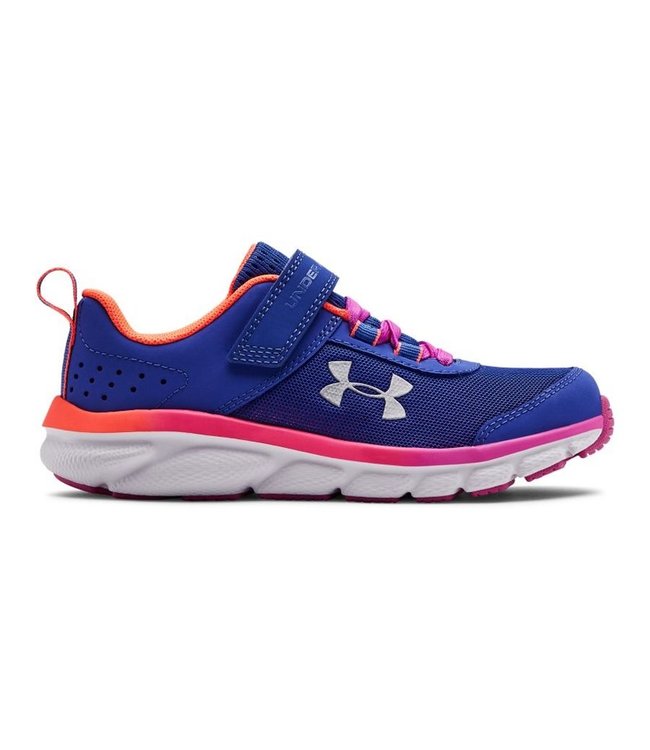 pink and blue under armour shoes