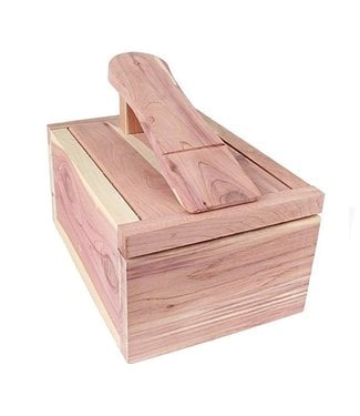 Cedar Shoe Shine Box