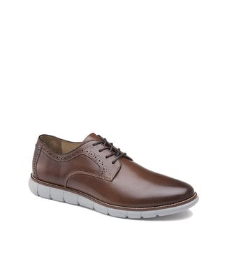 Johnston & Murphy Holden Plain Toe Mahogany