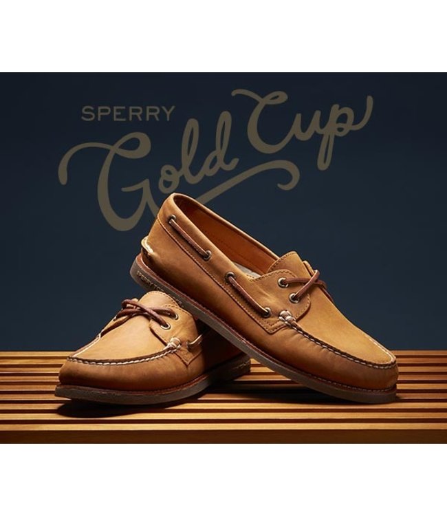 Sperry Authentic Original Gold 2-Eye Ginger