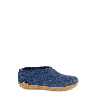 Glerups Shoes Rubber Sole Blue Denim