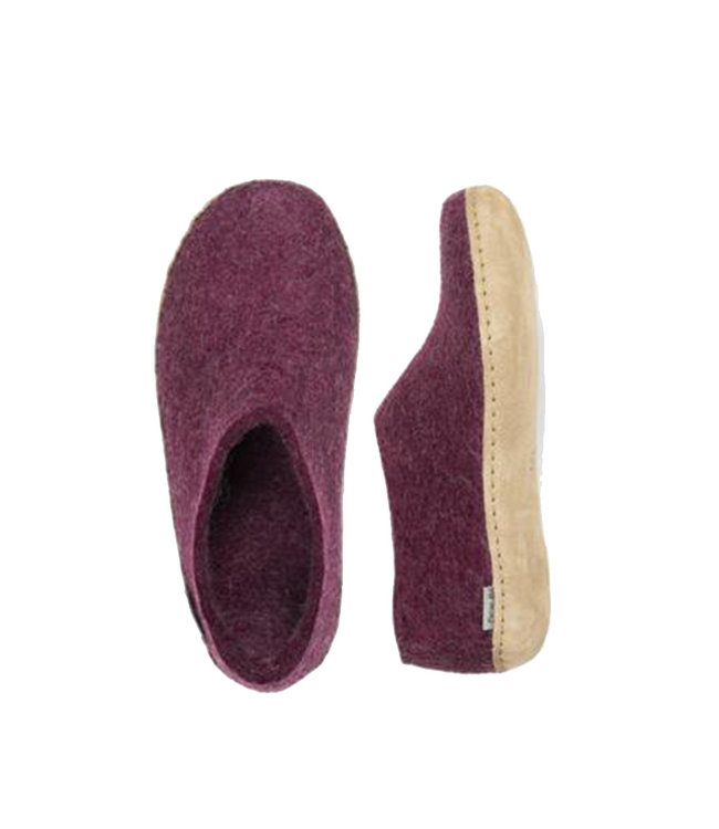 Glerups Chaussure Semelle Cuir Canneberge