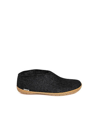 Glerups Shoes Rubber Sole Charcoal