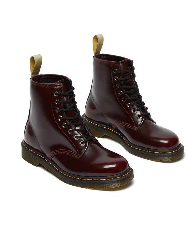 Dr. Martens Women's - Vegan 1460 Oxford Rub Off Cherry Red