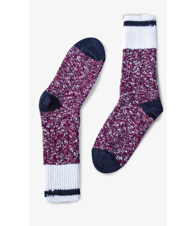 Bonnetier B0036 Adult's Merino Wool Socks Burgundy