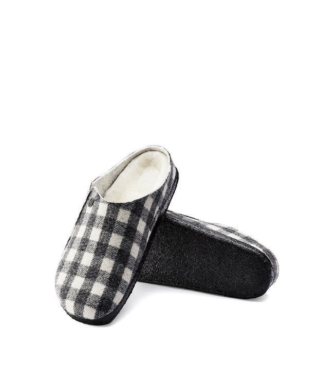 Birkenstock Zermatt Carreaux Noir/Blanc