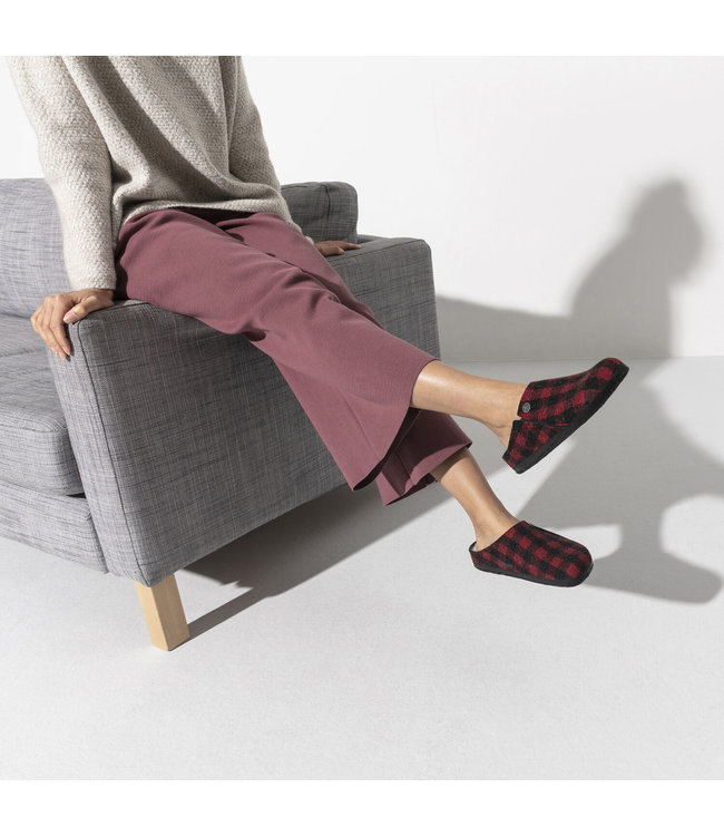 Birkenstock Zermatt Red/Black Plaid