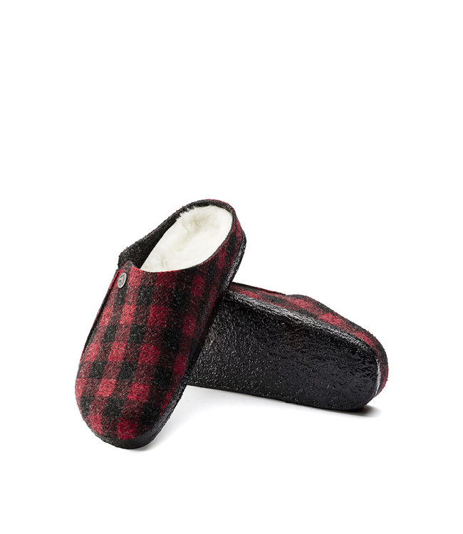 Birkenstock Zermatt Red/Black Plaid