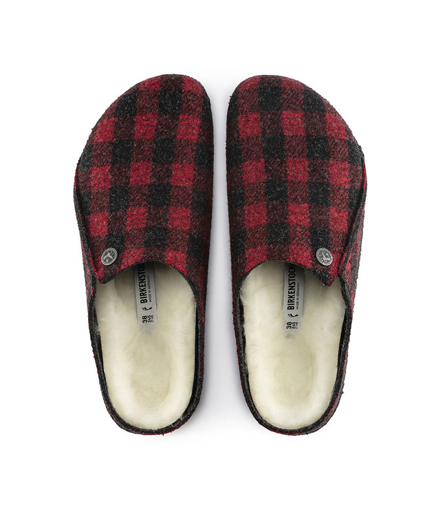 Birkenstock Zermatt Red/Black Plaid