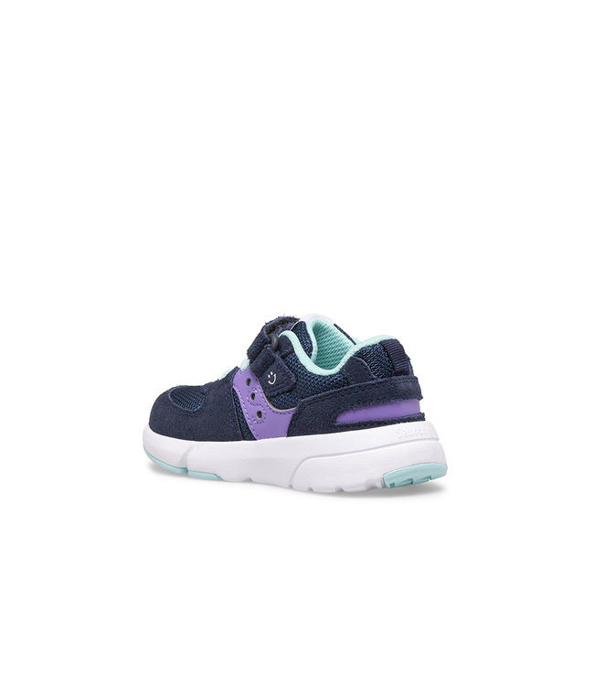 Saucony Enfants- Jazz Lite Marine / Mauve / Turquoise