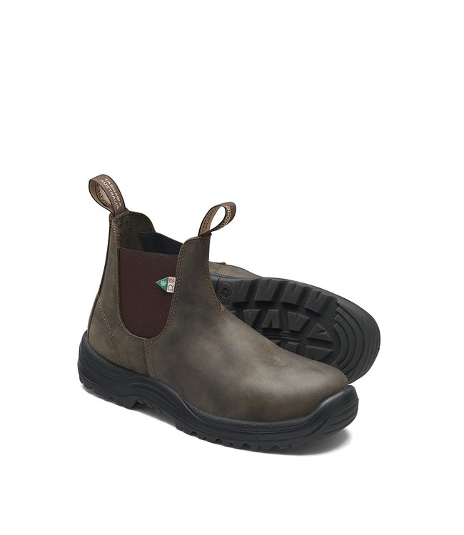 Blundstone 180 Botte de travail et de sécurité Brun Rustique